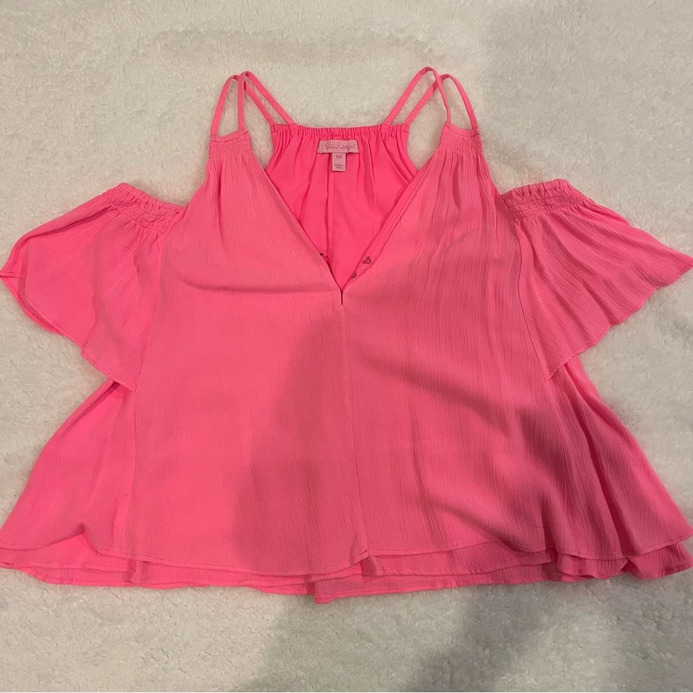 Lilly Pulitzer off the shoulder flowy top